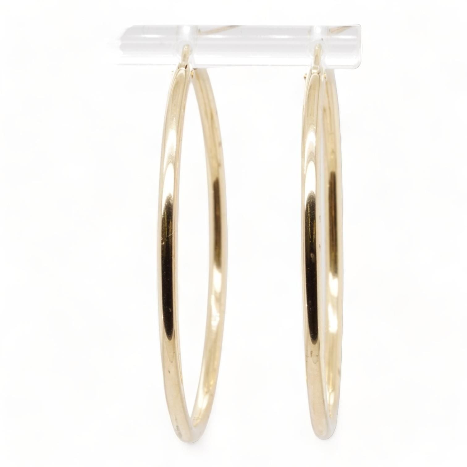 Louis Vuitton Metal Fall in Love Hoop Earrings GM Gold