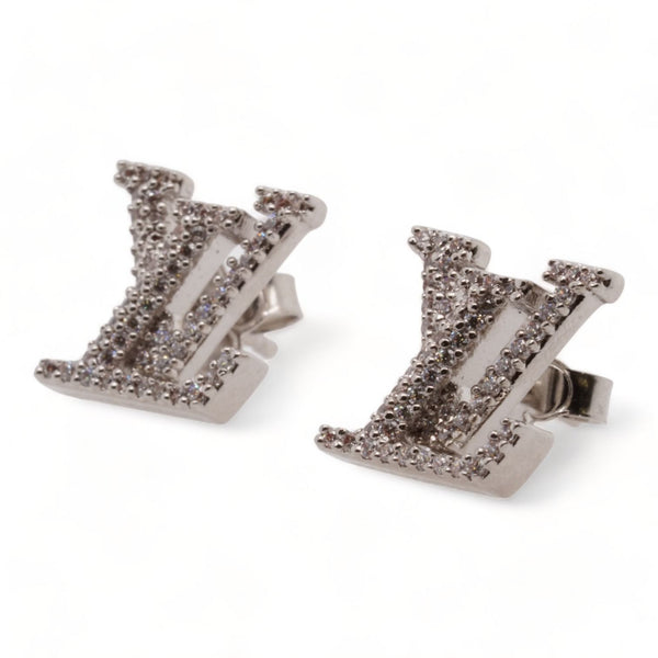 Louis Vuitton - Authenticated LV Iconic Earrings - Metal Silver for Women, Never Worn, with Tag