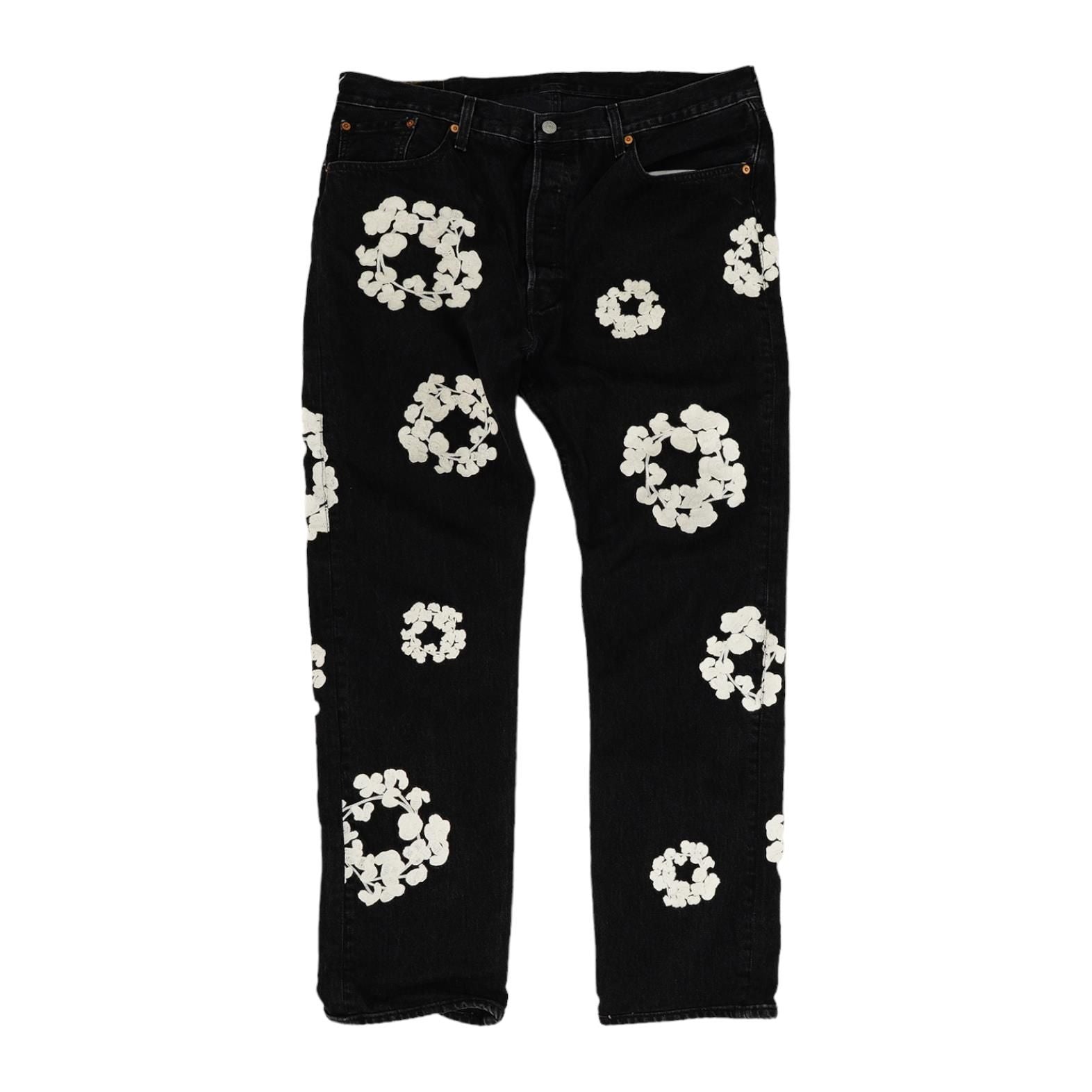 KOUNTRY EMBROIDERED BONE outlet DENIM 34