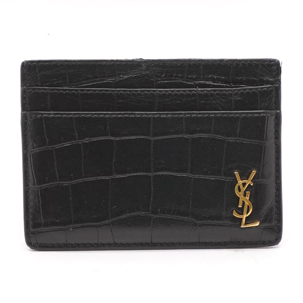 Yves Saint Laurent Men's Reversible Calfskin with Gold Hardware Belt