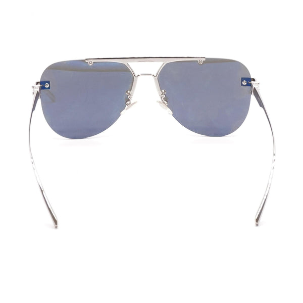 LOUIS VUITTON Attitude Pilote Sunglasses Silver Metal. Size U