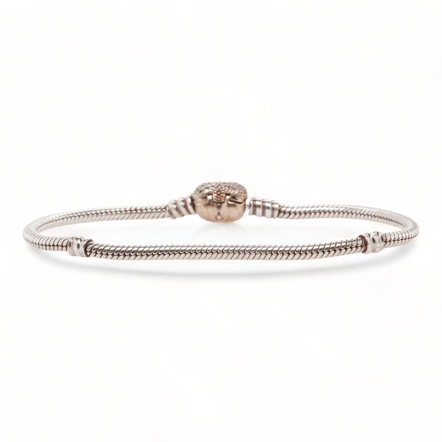 Pandora Moments Sparkling Heart Clasp Snake Chain Bracelet  Pandora  bracelet designs, Pandora bracelet charms, Pandora chain bracelet