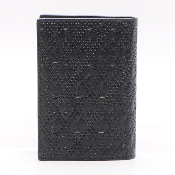 LE Monogramme Credit Card Wallet in Embossed Smooth Leather