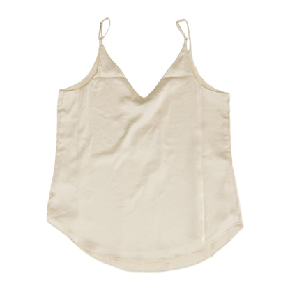 Beige Solid Tank