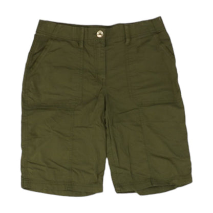 Olive Solid Shorts