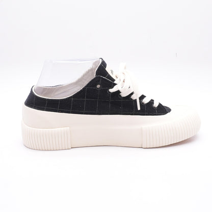 Black Grid Low Top Sneaker