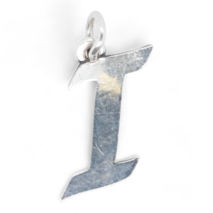 Sterling Silver Letter I Initial Charm