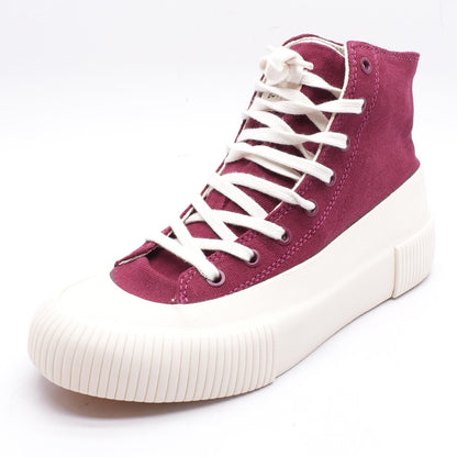 Hi Groove Canvas Cranberry High Top Sneaker