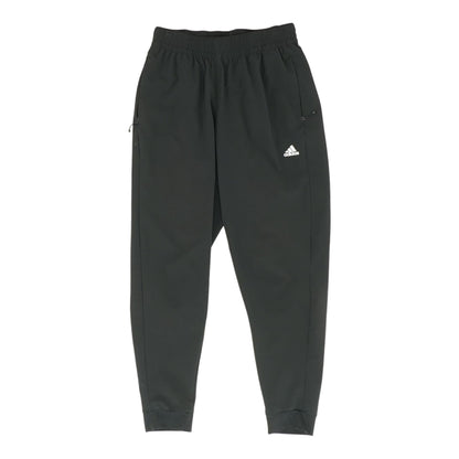 Black Solid Active Pants