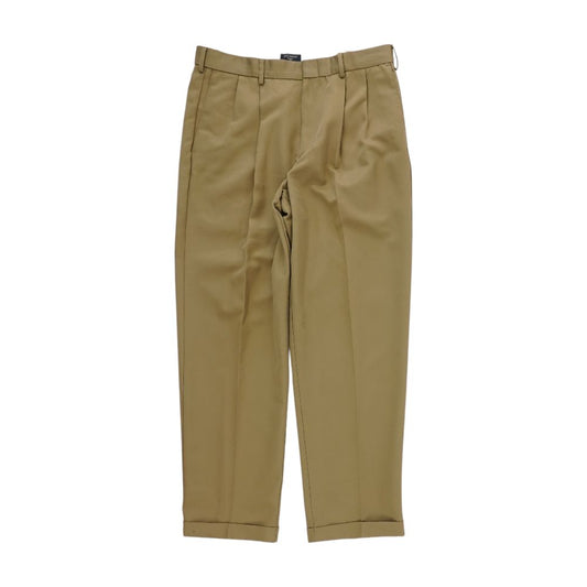 Tan Solid Dress Pants