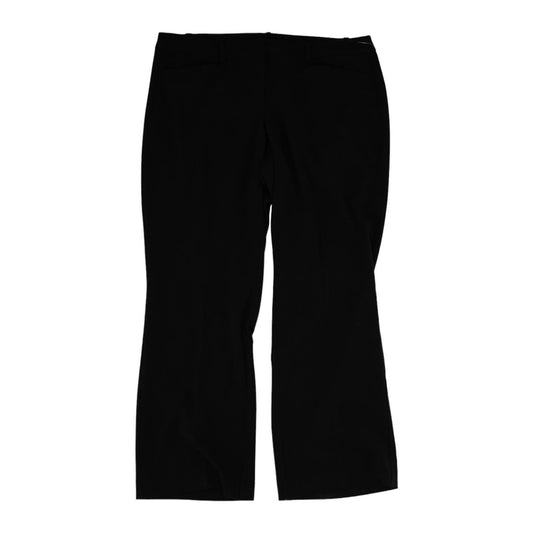 Black Solid Dress Pants