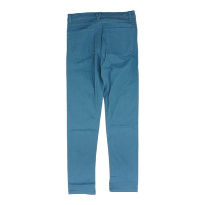 Blue Solid Five Pocket Pants