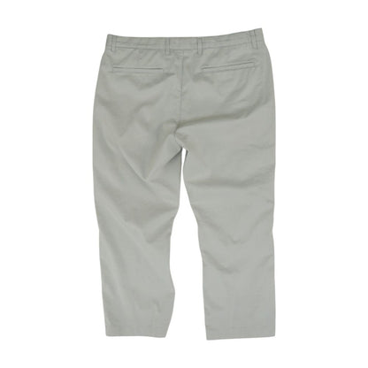 Gray Solid Chino Pants