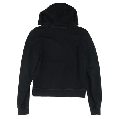 Black TB Monogram Motif Hoodie