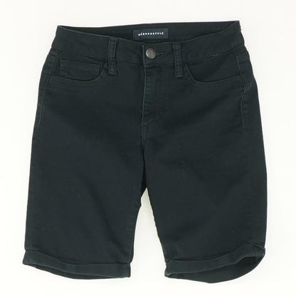 Navy Solid Shorts