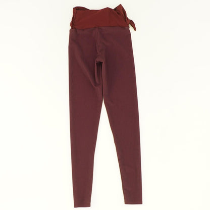 Burgundy Solid Leggings