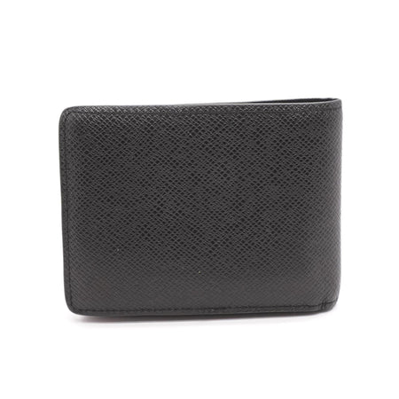 Multiple Wallet Black Taiga Leather