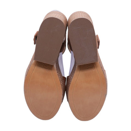 Brown Wedged Sandals