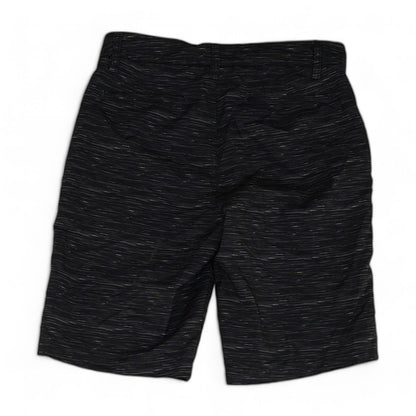 Black Striped Shorts