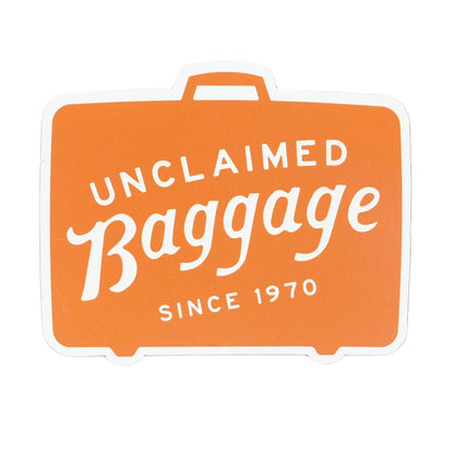 Unclaimed Baggage Souvenir Suitcase Magnet