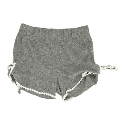 Gray Solid Active Shorts