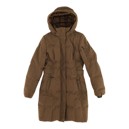 Brown Down Ski Coat