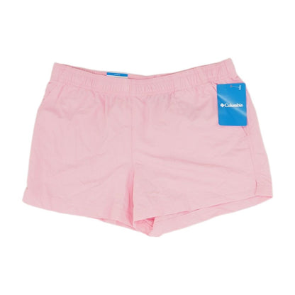 Pink Solid Active Shorts