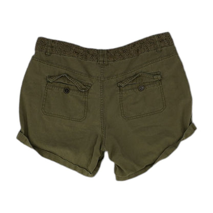 Olive Solid Shorts