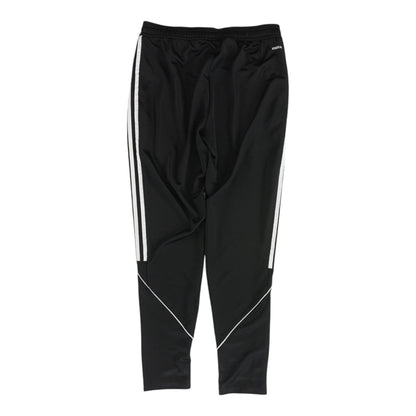 Black Solid Active Pants