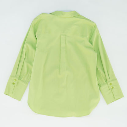 Green Solid Button Down