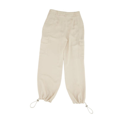 Tan Solid Joggers Pants