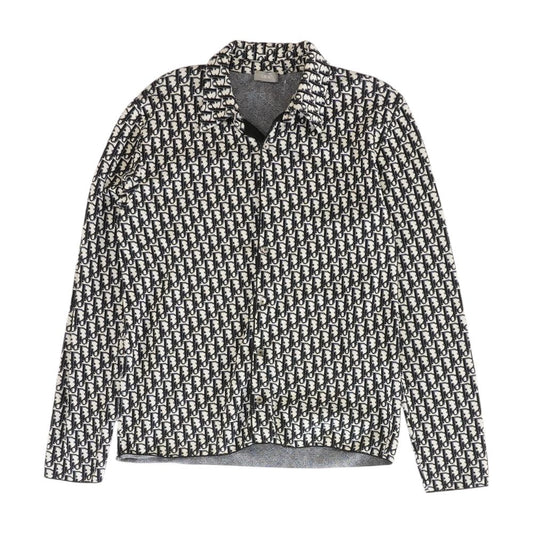 Oblique Jacquard Knit Overshirt