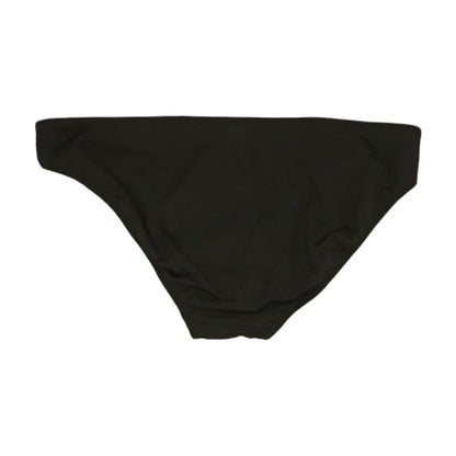 Black Solid Swim Bottom