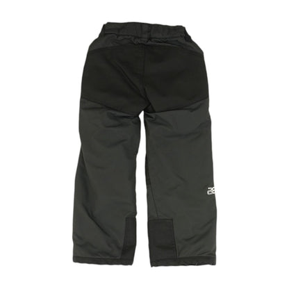 Black Solid Active Pants