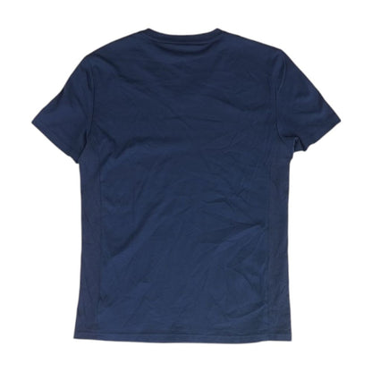 Navy Solid V Neck T-Shirt