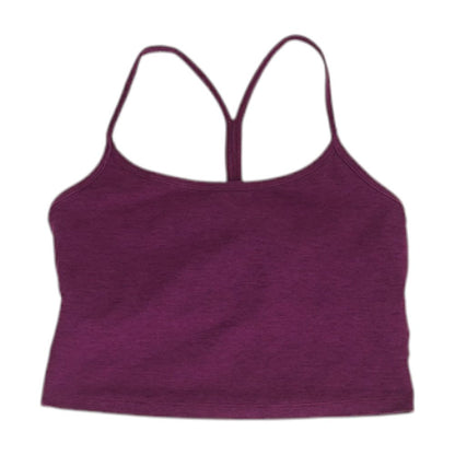 Purple Solid Active Tank