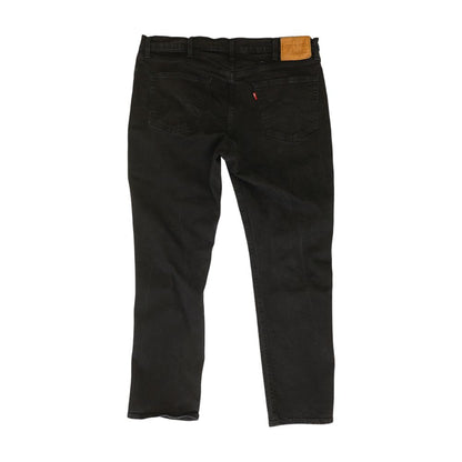 Black Solid Five Pocket Pants