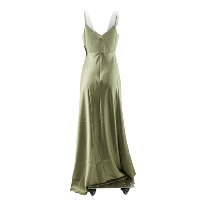 Olive Solid Maxi Dress