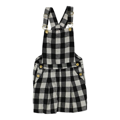 Black Check Mini Dress