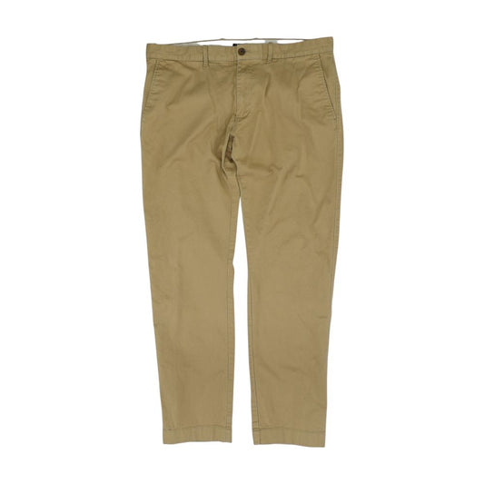 Khaki Solid Chino Pants