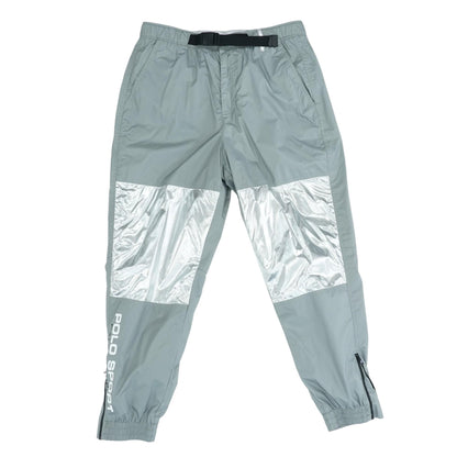 Gray Solid Active Pants