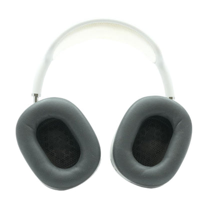 Silver AirPods Max with Gray Ear Pads