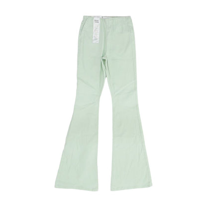 Green Solid Pants