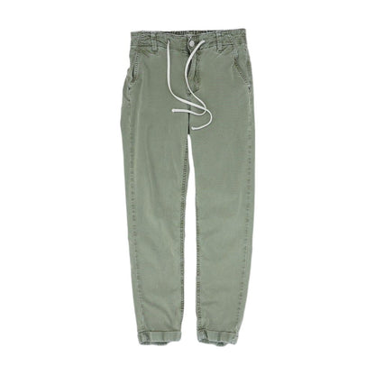 Green Solid Pants