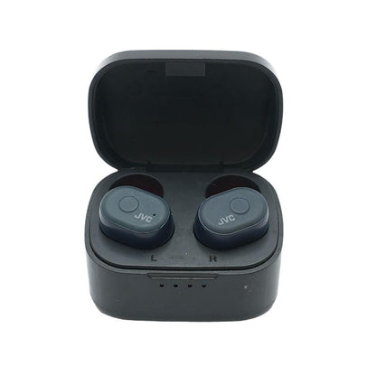 Navy Memory Foam Wireless Earbuds with Black Case