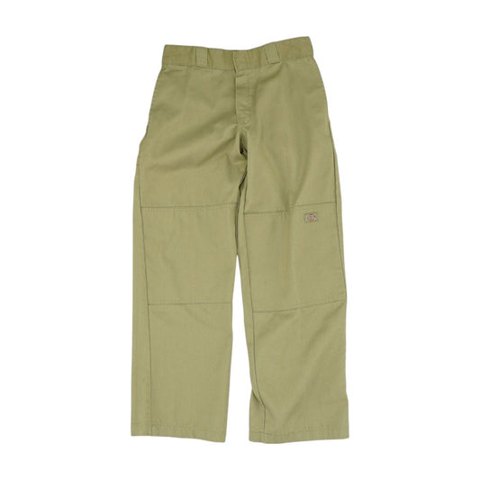 Tan Solid Cargo Pants