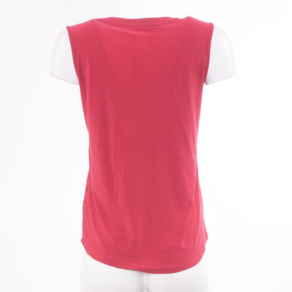 Pink Solid Sleeveless Blouse