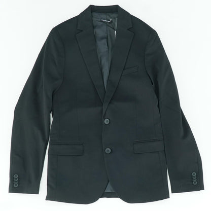 Black Solid Blazer