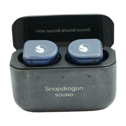 Blue Snapdragon Design Wireless Earbuds