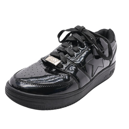 Bape Sta Low Patent Black Low Top Sneaker